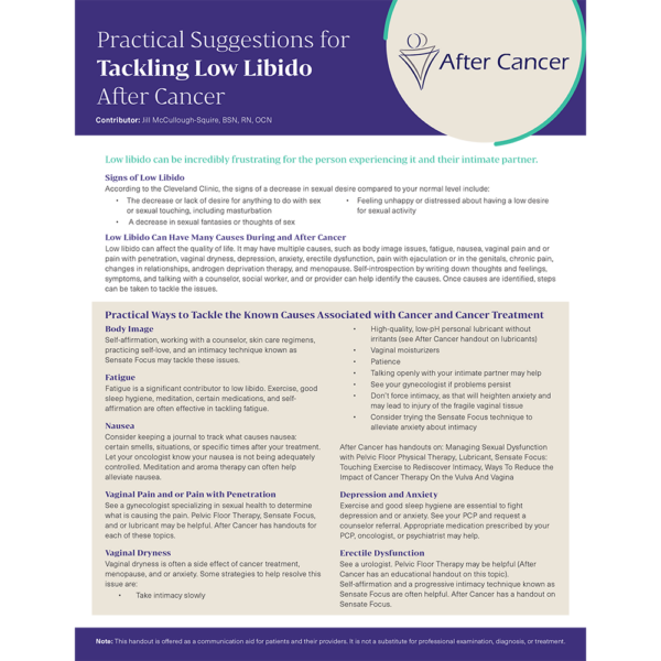 Practical Suggestions for Low Libido
